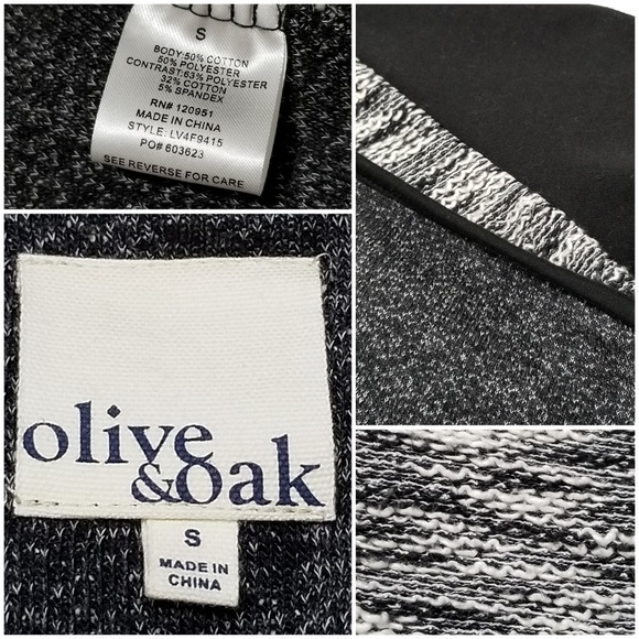 Olive & Oak Draped Open Cardigan - Picture 6 of 8